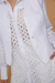 Camisa Málaga en lino y broderie - comprar online
