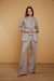 Blazer básico Rosie lino visón - comprar online