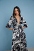 Vestido Burano falda con frunces - Claudia Arias