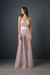 Vestido Body rosa nude más falda - comprar online