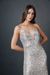 Vestido pailletes y tul falda ancha en internet
