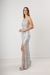 vestido Delfina plata pailletes. - Claudia Arias