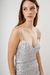 vestido Delfina plata pailletes. - comprar online