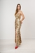 Vestido Star dorado bordado. Consultar precio