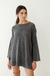 Sweter XL angora gris