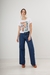 Jean Olivia. Wide azul largo en internet