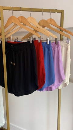 Shorts Linho Cru na internet