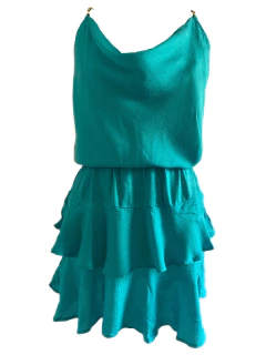 Vestido Azul Corrente