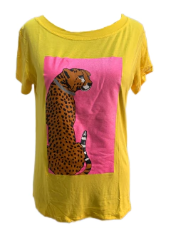 Camiseta Amarela Onça