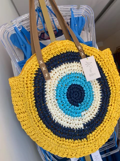 Bolsa Olho Grego Amarela