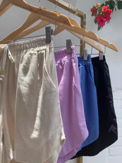 Shorts Linho Azul - comprar online