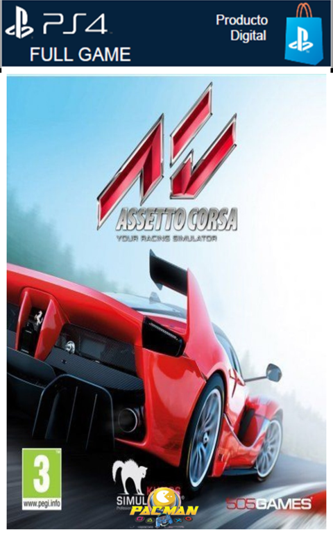  Assetto Corsa - PlayStation 4 Standard Edition : 505 Games:  Videojuegos