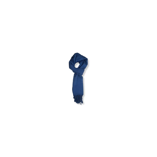 Bufanda De Mujer Reversible En Azul