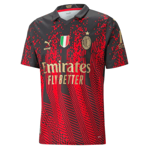 Camisa AC Milan Home 22/23 Torcedor Puma Masculina - Vermelha