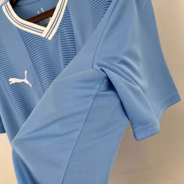 Camisa Manchester City I 23/24 - Jogador Puma Masculino - Azul claro