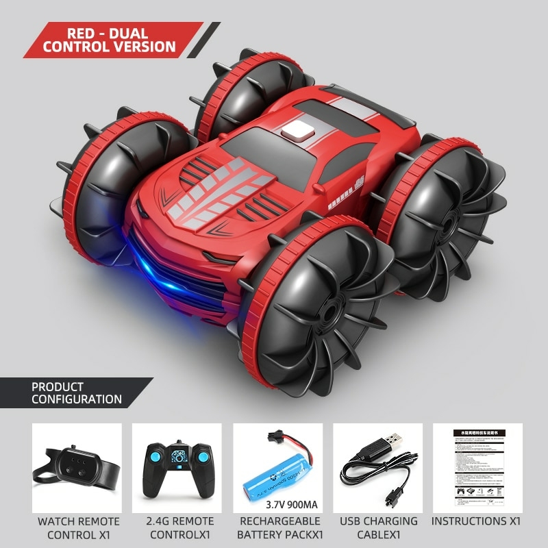 2-em-1 modelo dublê carro 360 ° deriva carro brinquedo terra água  rastreador anfíbio collectable jogar veículo adolescentes homens presente  de aniversário n84e - AliExpress