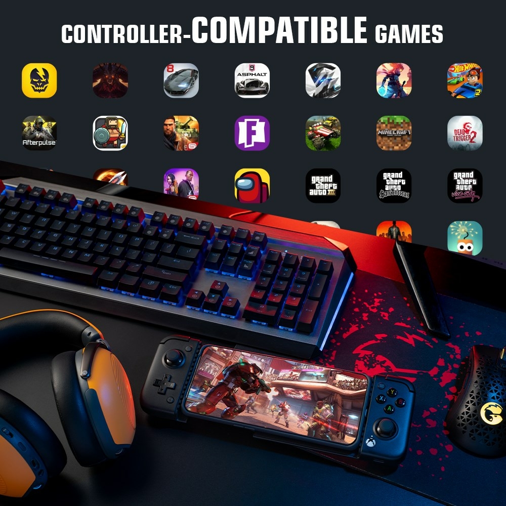 Gamesir x2 controlador do jogo do gamepad do telefone móvel para o jogo da  nuvem xbox passagem do jogo, stadia, geforce agora, xcloud, luna, ligação  do vapor