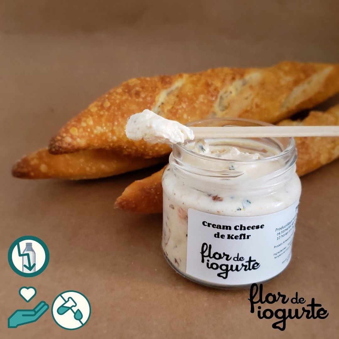 Cream Cheese de KEFIR - Flor de Iogurte