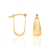 Brinco rommanel folheado a ouro formato argola - comprar online