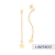 Brinco Rommanel pendurado estrelas folheado a ouro - comprar online