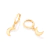 Brinco Rommanel argola lua folheado a ouro - comprar online