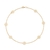 Choker rommanel folheada a ouro com tírculos