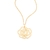Pingente folheado a ouro flor rommanel Cód. 541211 - comprar online