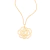 Pingente folheado a ouro flor rommanel Cód. 541211 - comprar online