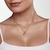 Pingente rommanel folheado a ouro coração com zircônias Branco Cód. 541515 - Rommanel loja Virtual 
