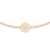 Choker rommanel folheada a ouro com tírculos - Rommanel loja Virtual 