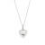 Pingente rommanel folheado a rhodium coração - comprar online