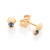Brinco Rommanel folheado a ouro com zircônias - comprar online