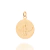 Medalha espírito santo rommanel folheada a ouro - tam.único 542284