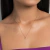 Gargantilha rommanel borboleta folheada a ouro com zircônias - tam.50 532379 - comprar online
