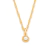 Pingente rommanel flor folheado a ouro com pérola - tam.único 542317 - comprar online