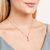 Berloque retangular rommanel folheado a ouro com cristal - tam.único 542435 - Rommanel loja Virtual 