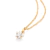 Pingente rommanel solitário folheado a ouro estrela de zircônia Branco Cód. 541587 - comprar online