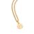 Pingente rommanel trevo folheado a ouro Cód. 542650 - comprar online