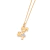 Pingente rommanel folheado a ouro menina com zircônias - tam.único 542023 - comprar online