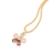 Pingente rommanel flor folheado a ouro Colorido Cód. 542423 - comprar online