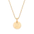Medalha rommanel amo meus filhos folheada a ouro Branco Cód. 542395 - comprar online