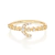 Anel Rommanel lua folheado a ouro - comprar online