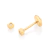 Brinco quadrado Rommanel folheado a ouro com zircônia - comprar online