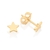 Brinco segundo furo estrela rommanel folheado a ouro Cód. 526901 - comprar online