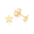 Brinco segundo furo estrela rommanel folheado a ouro Cód. 526901 - comprar online