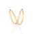 Anel rommanel folheado a ouro - comprar online