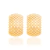 Brinco rommanrl folheado a ouro com esferas - comprar online