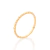 Anel rommanel skinny ring bolinha folheado a ouro - comprar online