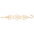 Pulseira folheada a ouro dez mandamentos Rommanel - tam.20 - comprar online