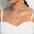 Pingente rommanel flor folheado a ouro com zircônias Branco Cód. 542681 - Rommanel loja Virtual 